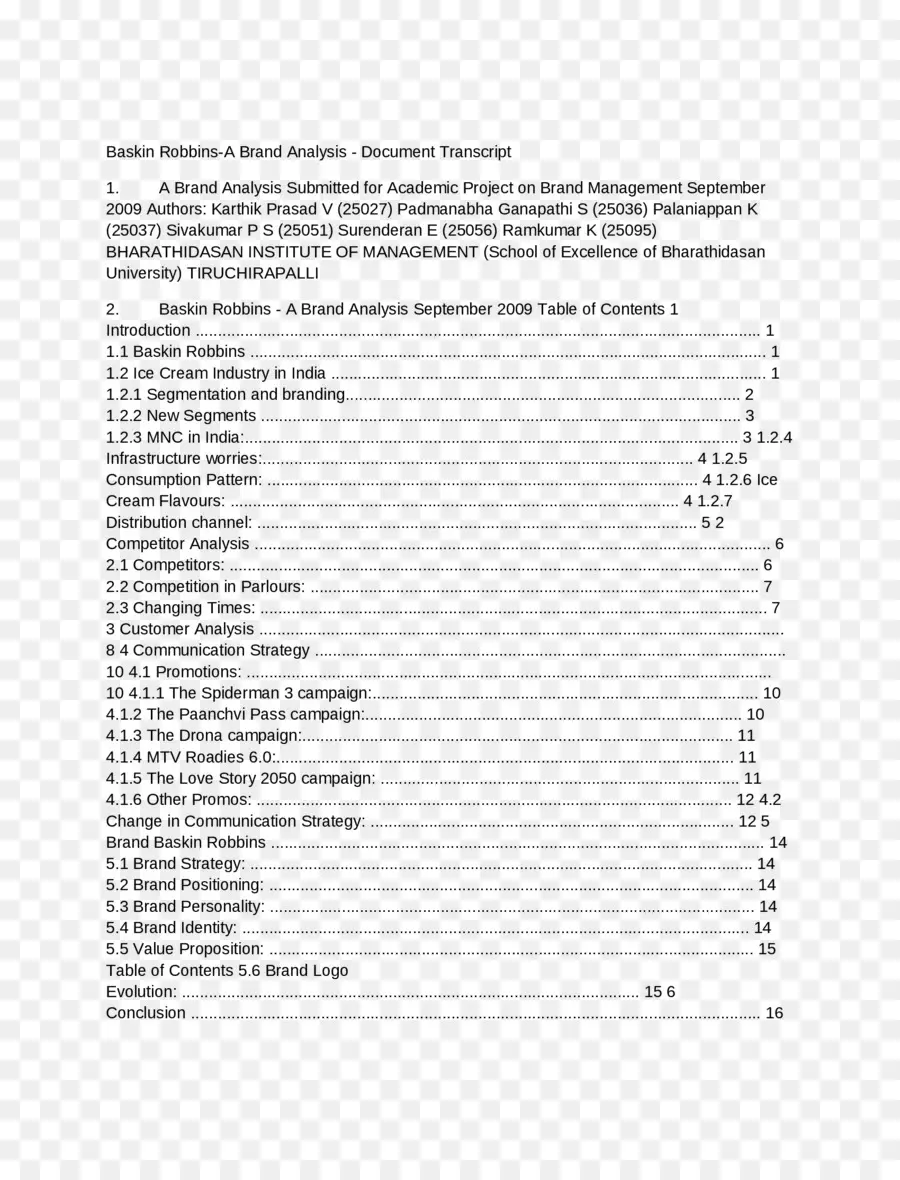 Document，Analyse PNG