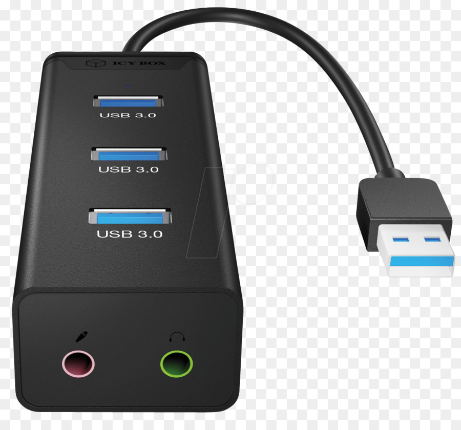 Concentrateur Usb，Noir PNG