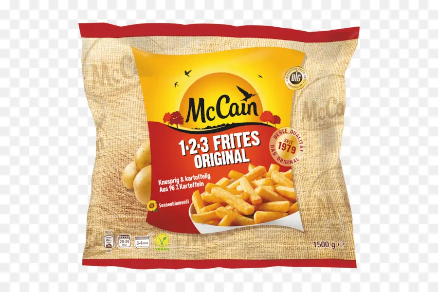 Frites，Aliments Mccain PNG