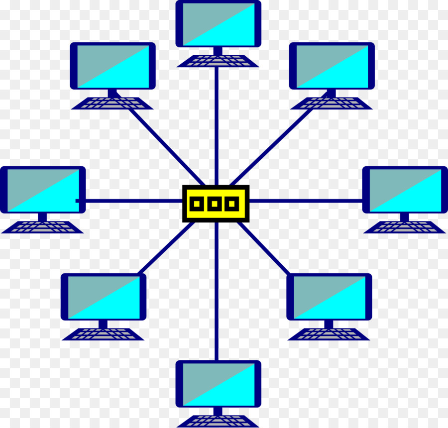 La Topologie Du Réseau Réseau Star Réseau Informatique Png La