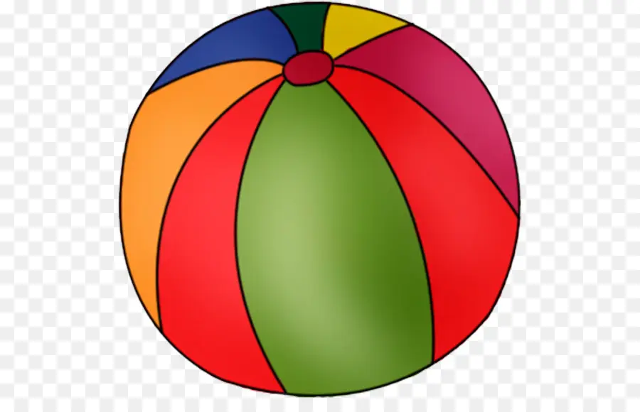 Ballon De Plage，Coloré PNG