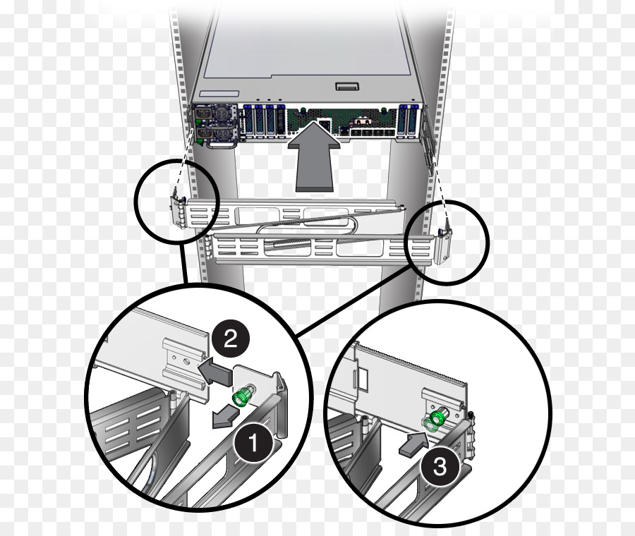 Les Serveurs De L Ordinateur，19inch Rack PNG