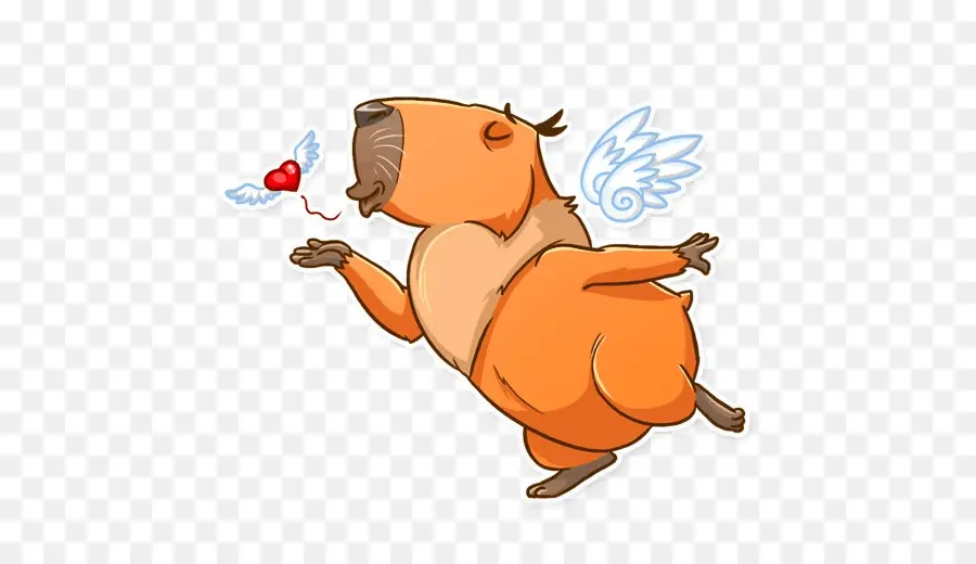 Télégramme，Capybara PNG