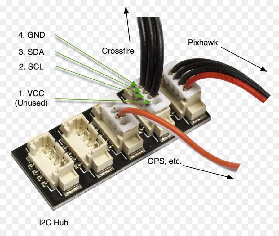 Centre I2c，Connecteur PNG