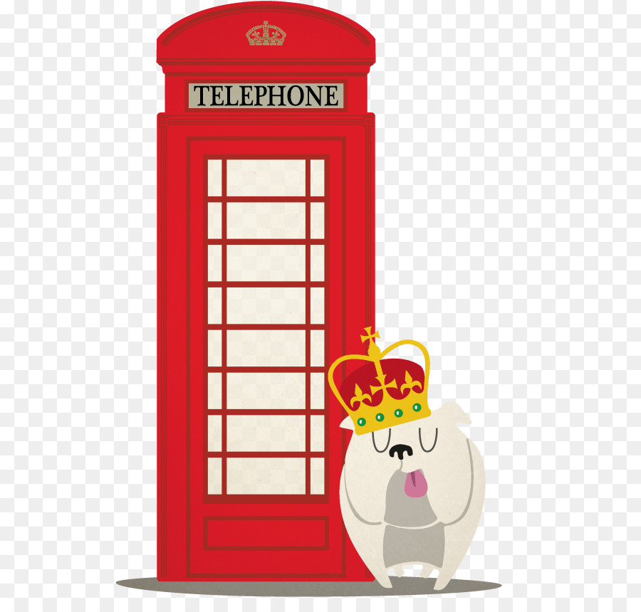 Cabine Téléphonique Rouge，Anglais PNG