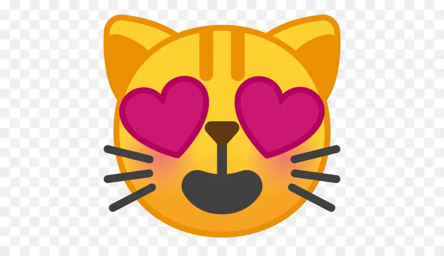 Chat Emoji，Amour PNG