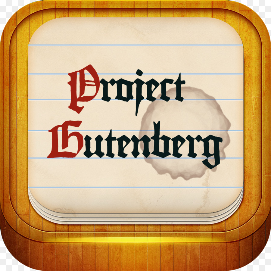 Le Projet Gutenberg，Ebook PNG