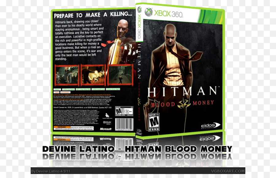 Xbox 360，L Argent Du Sang Hitman PNG