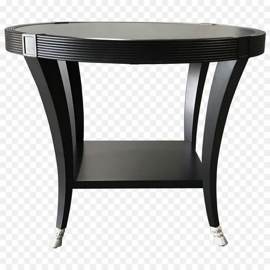 Table Ronde，Noir PNG