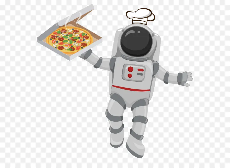 Astronaute Avec Pizza，Espace PNG