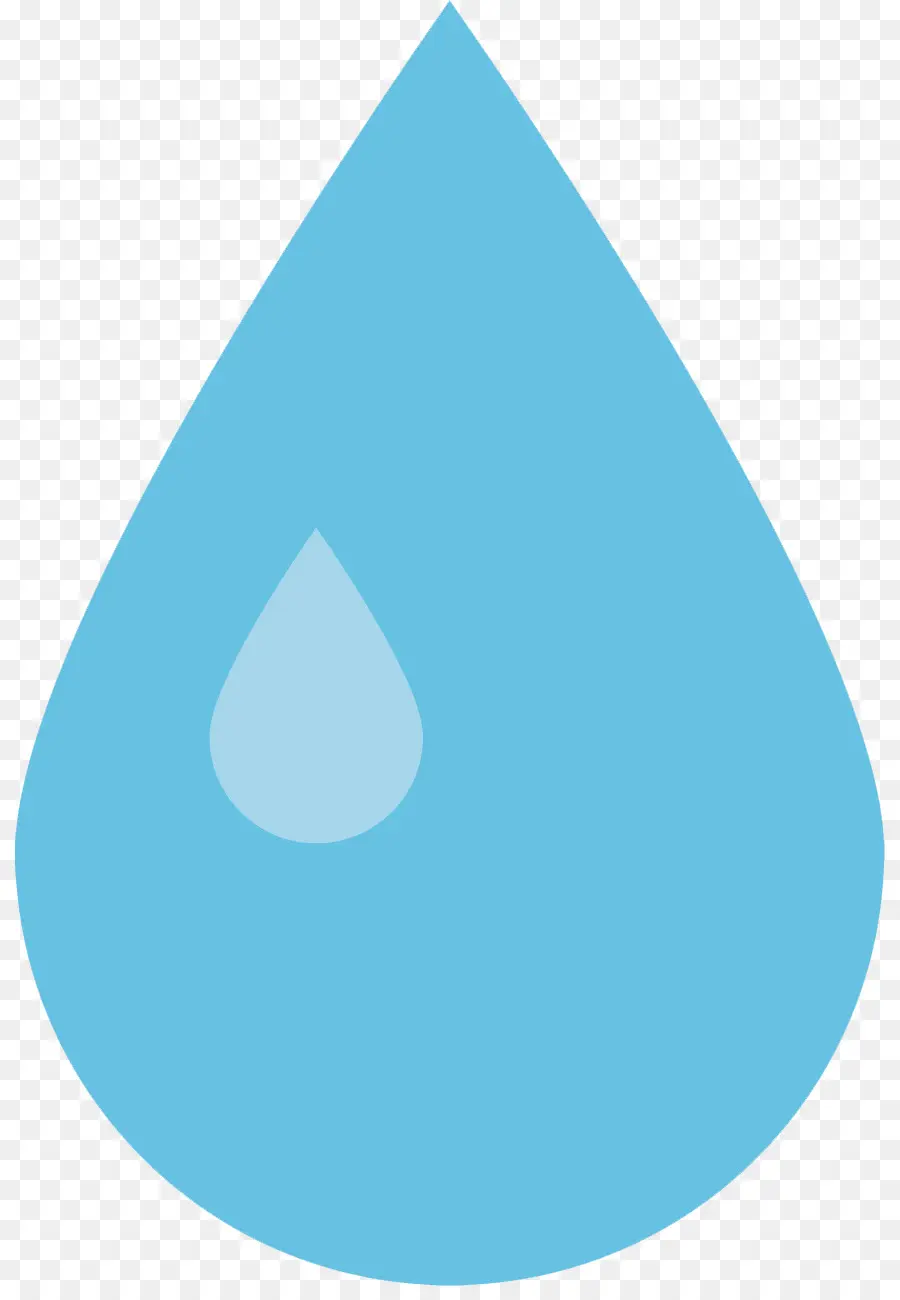 Goutte D'eau Bleue，Liquide PNG