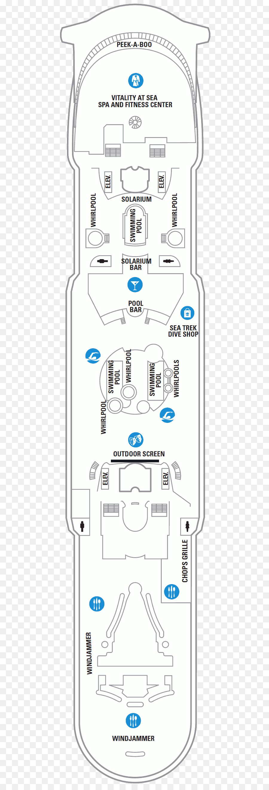 Ms Explorer Des Mers，Le Pont PNG