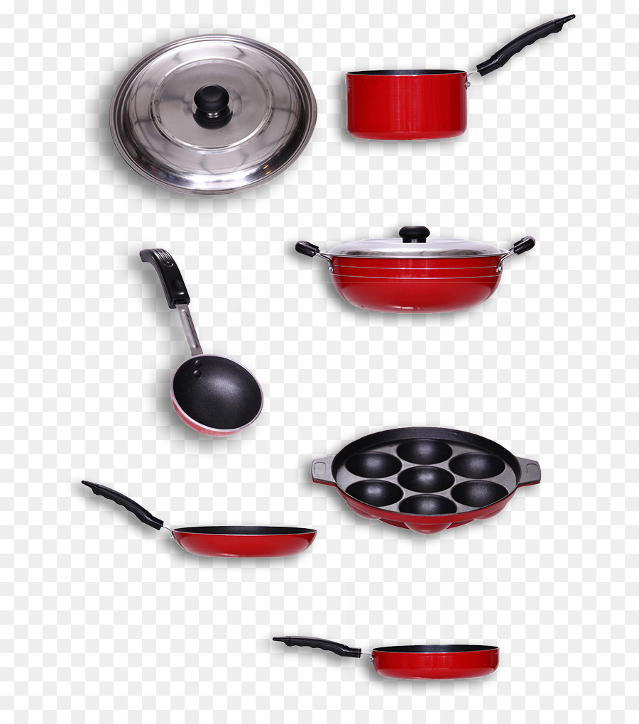 Batterie De Cuisine Rouge，Pots PNG