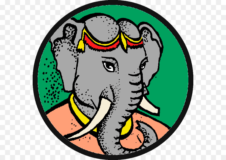 éléphant Indien，Dpe PNG