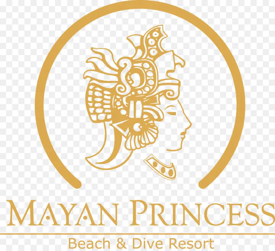 Logo De La Princesse Maya，Station Balnéaire PNG