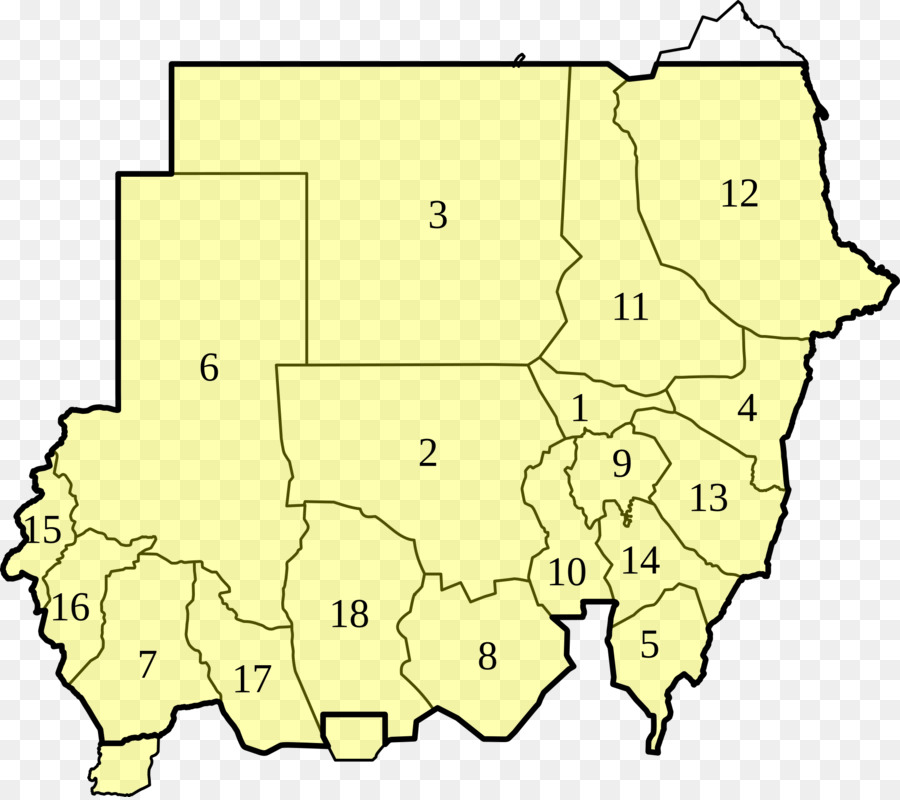 Les états Du Soudan，Du Nord PNG
