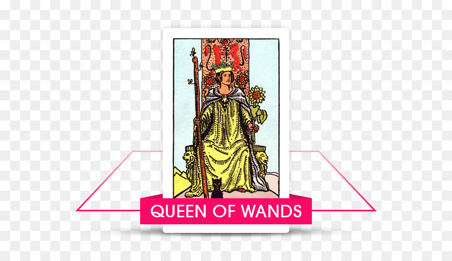 Tarot，La Reine Des Baguettes PNG