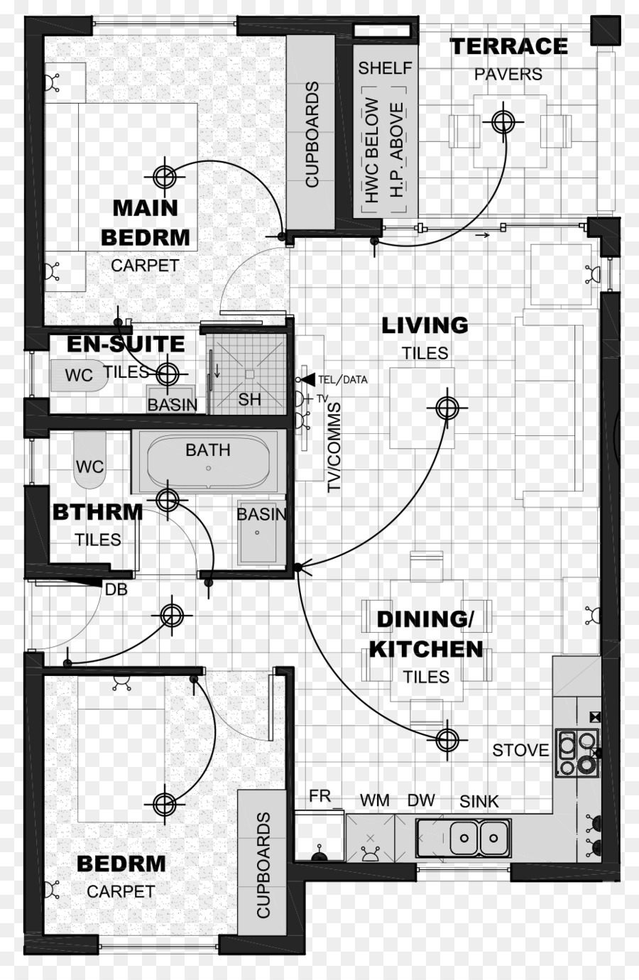 Plan D'étage，Maison PNG