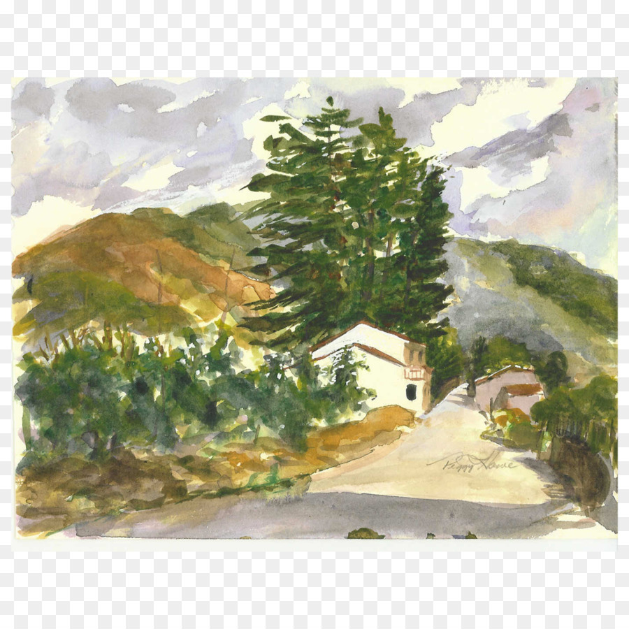 Peinture à L Aquarelle，Peinture PNG