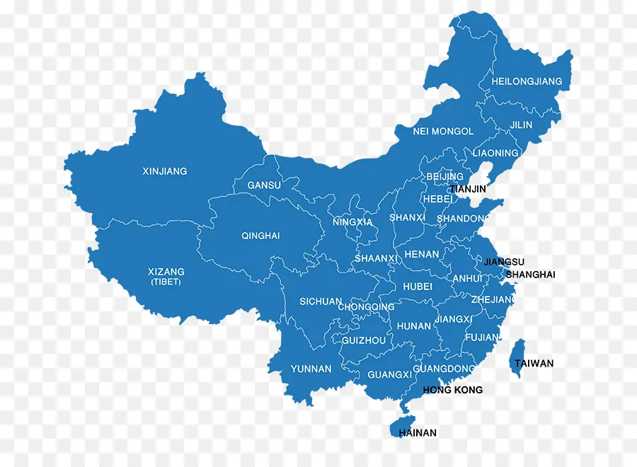 Carte De La Chine，Chine PNG