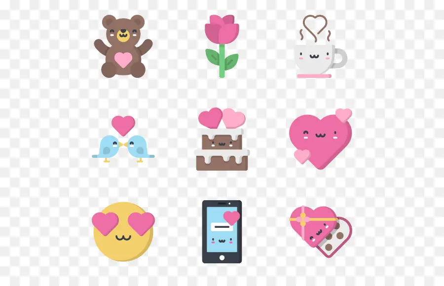 Icônes Mignonnes，émojis PNG