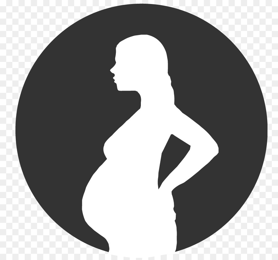 Silhouette De Femme Enceinte，Grossesse PNG