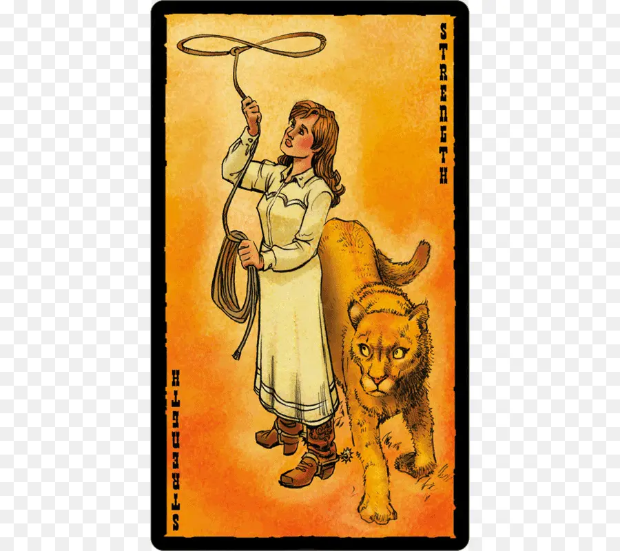 Carte De Tarot De Force，Tarot PNG