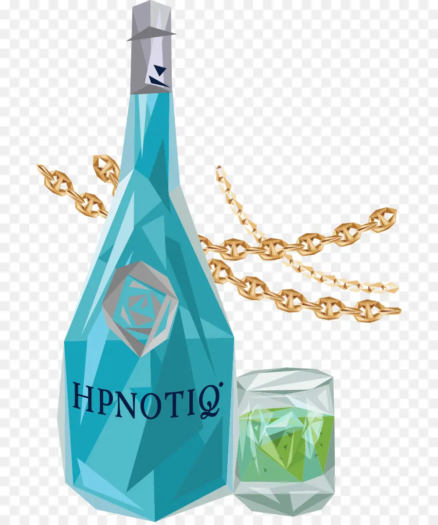 Bouteille Hpnotiq，Liqueur PNG