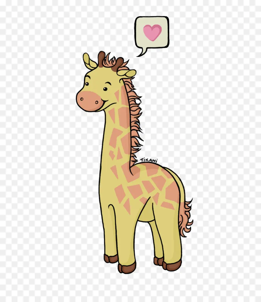 Girafe Mignonne，Dessin Animé PNG