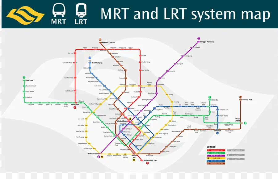 Carte Des Systèmes Mrt Et Lrt，Transport PNG