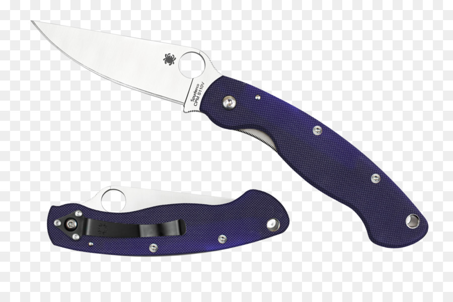 Couteau，Spyderco PNG