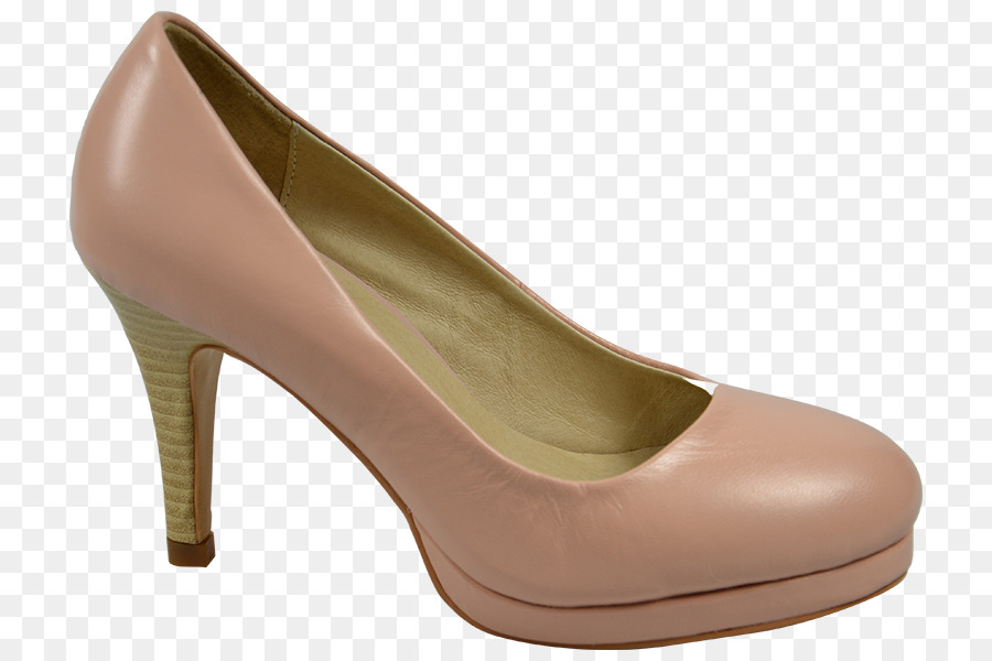 Chaussure à Talons Hauts，Beige PNG