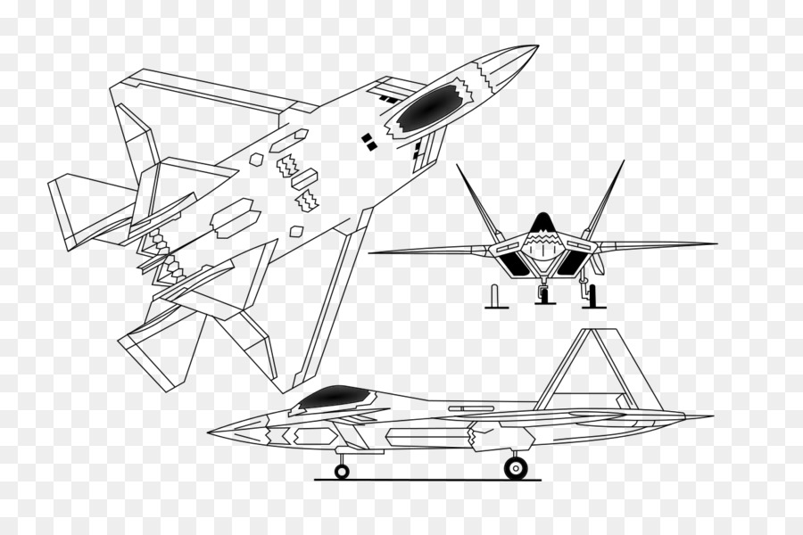 Lockheed Martin F22 Raptor，Convair F106 Delta Dart PNG