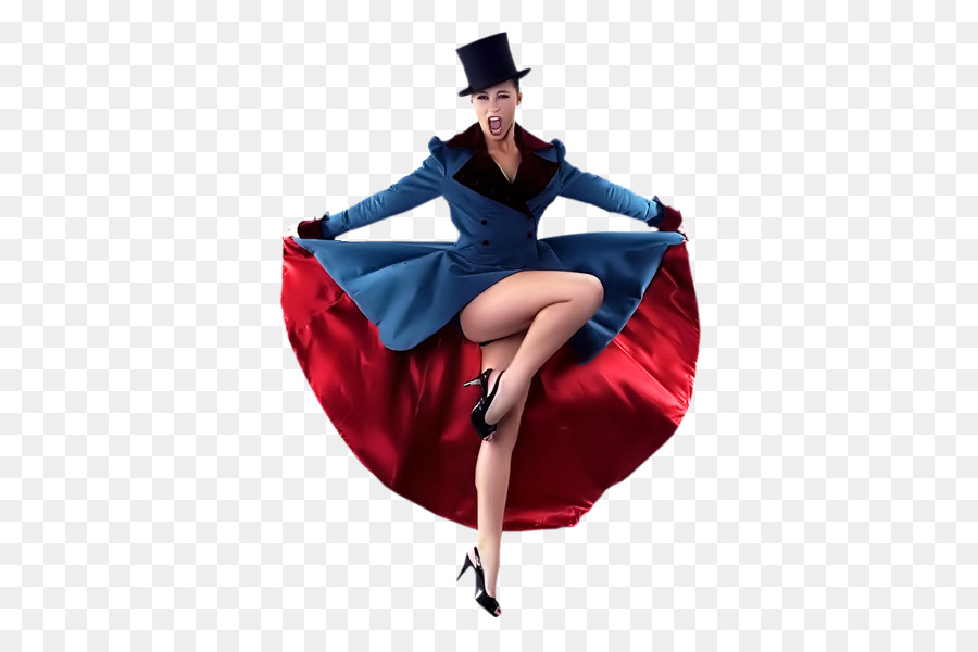 Femme Au Chapeau Haut De Forme，Costume PNG