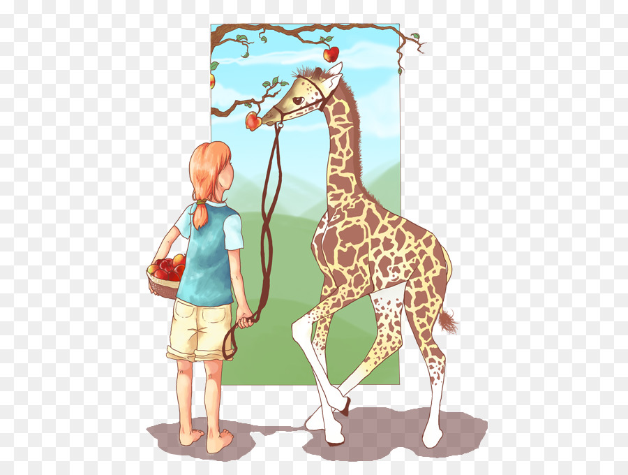 Girafe，Fille PNG