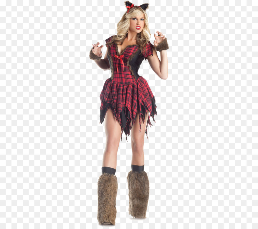 Loup Gris，Costume D Halloween PNG