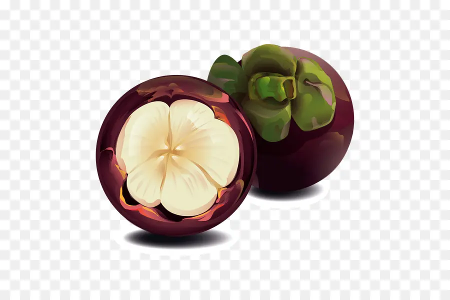 Violet Mangoustan，Fruits PNG