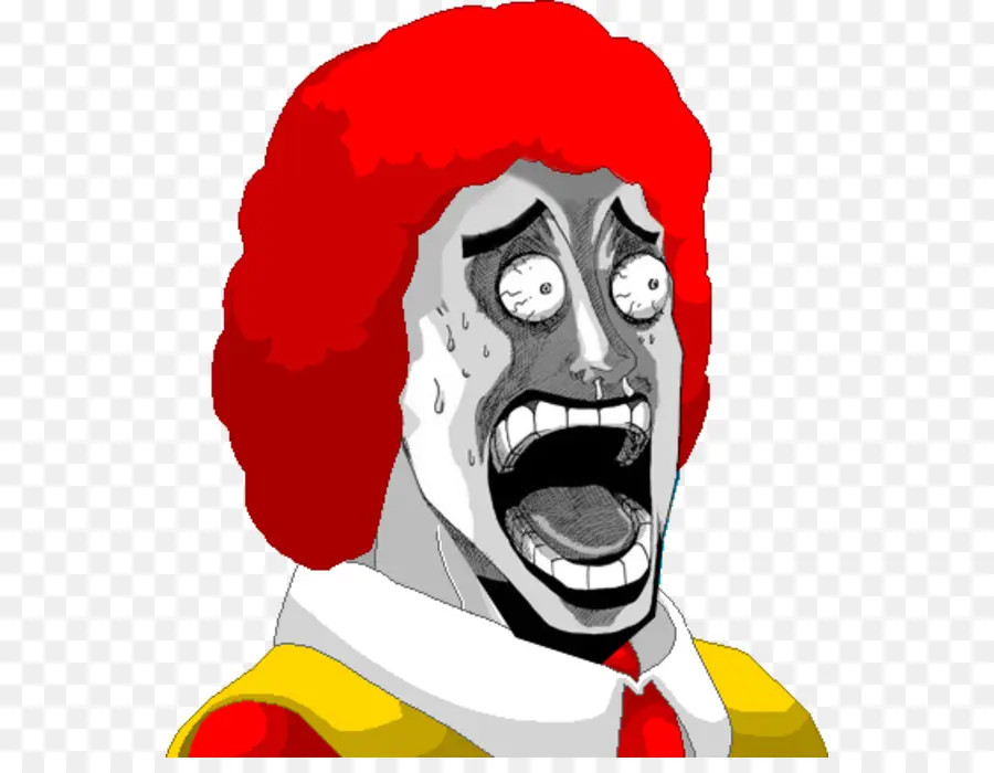 Clown Effrayé，Peur PNG