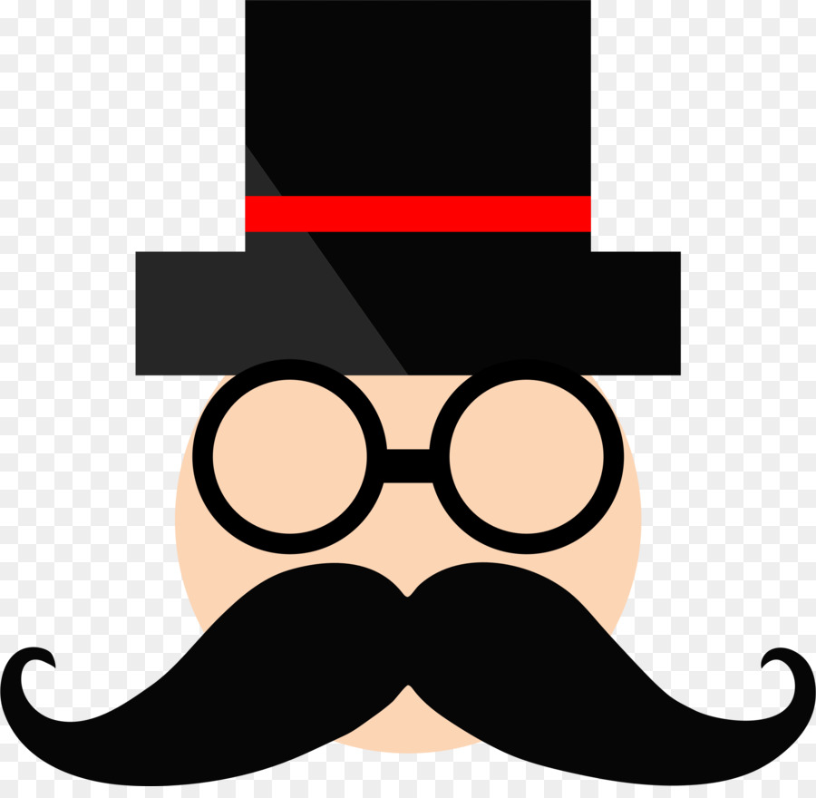 Chapeau Et Lunettes，Moustache PNG