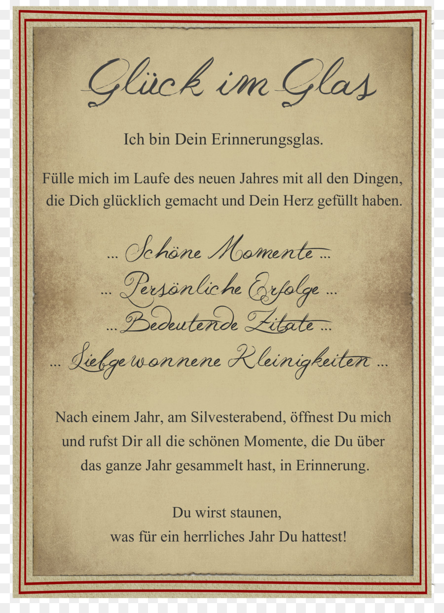 Glück Im Glas，Pot De Mémoire PNG