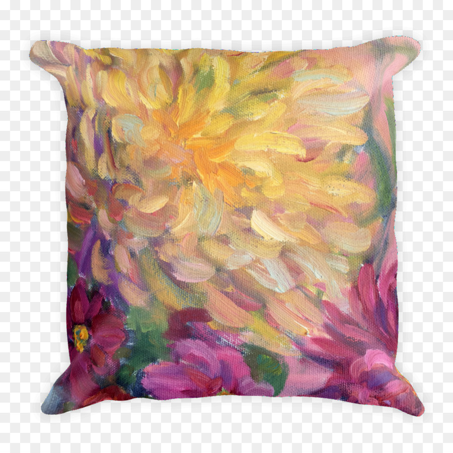 Oreiller Floral，Coussin PNG