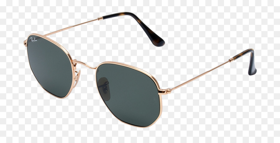 Lunettes De Soleil，Ray Ban Hexagonal Plat De Lentilles PNG