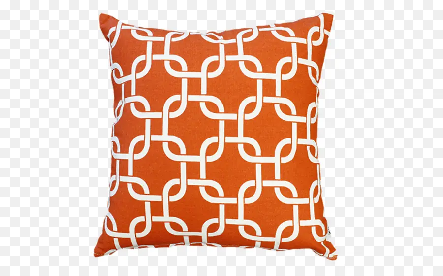 Oreiller à Motifs Orange，Coussin PNG