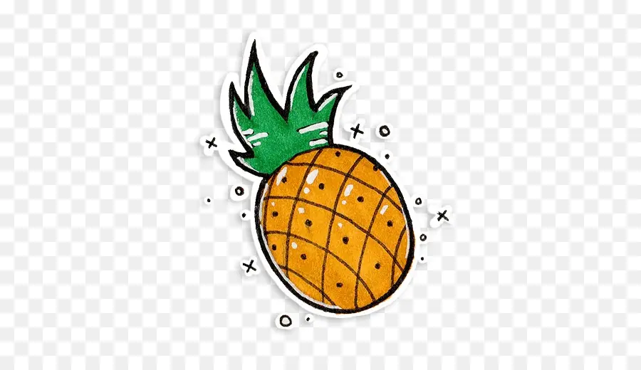 L Ananas，Feuille PNG