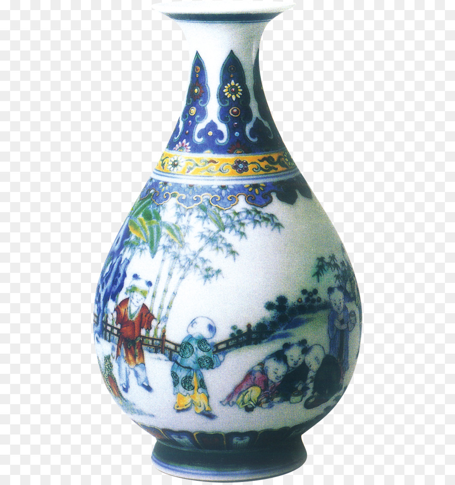 Dynastie Des Qing，Vase PNG