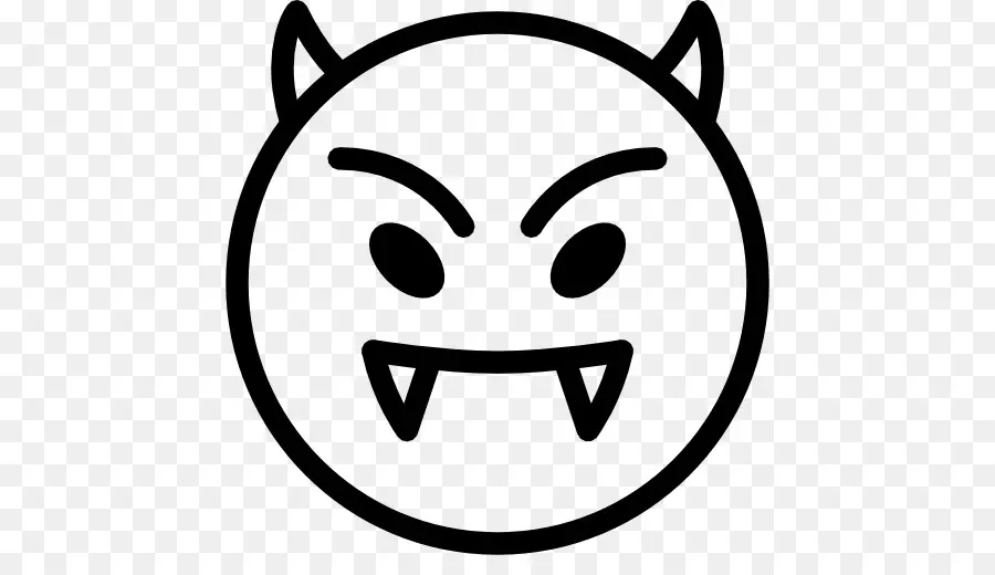 Emoji Du Diable，Cornes PNG