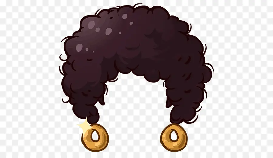 Perruque Afro，Cheveux PNG