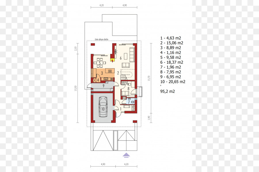 Plan D étage，Maison PNG