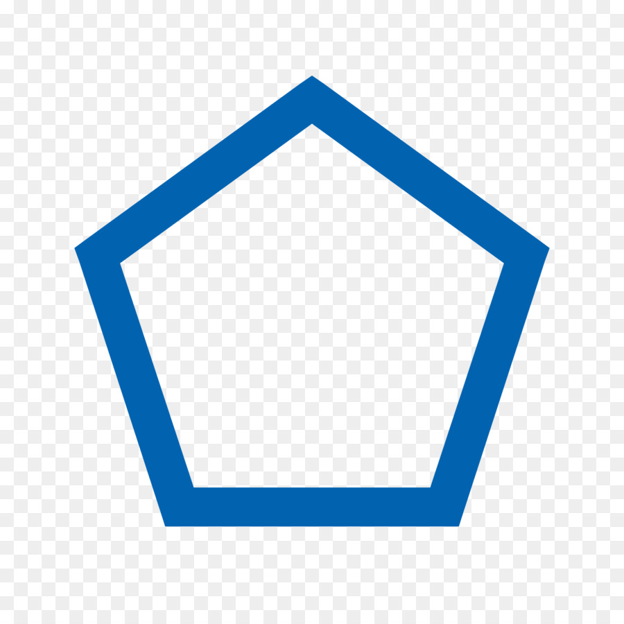 Hexagone Bleu，Forme PNG