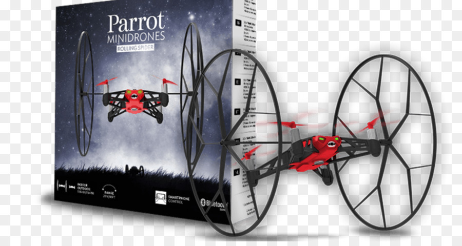 Araignée Roulante De Perroquet，Parrot Ardrone PNG